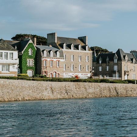 Hôtel Aux Tamaris - Vue Mer Roscoff Exterior foto