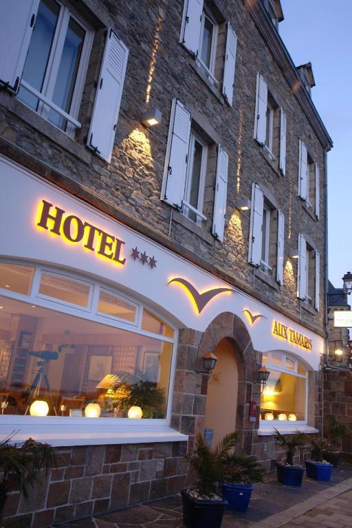 Hôtel Aux Tamaris - Vue Mer Roscoff Exterior foto