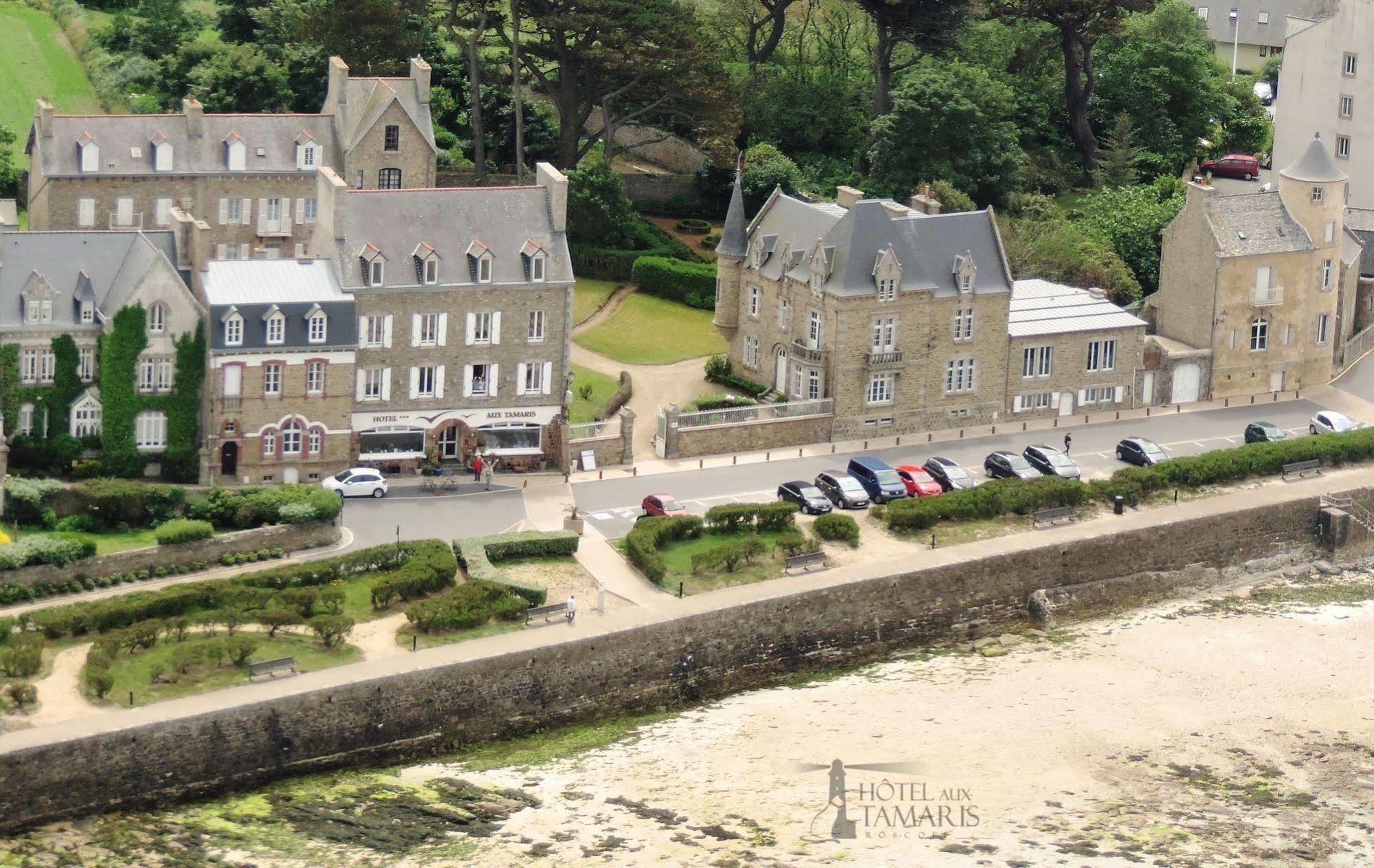 Hôtel Aux Tamaris - Vue Mer Roscoff Exterior foto
